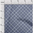 thumbnail image 1 of oneOone Organic Cotton Poplin Twill Fabric Check & Geometric Print Fabric BTY 42 Inch Wide, 1 of 4