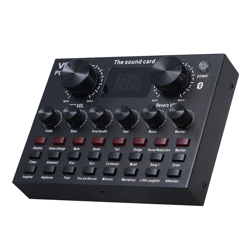 Amdohai V8 Plus Carte Son en Direct avec Câble Audio USB