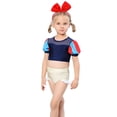 thumbnail image 1 of Maillot de Bain d'Été Deux Pièces pour Petite Fille, Bikini de Jeu de Rôle, Tankini pour Tout-Petit, Rouge, 3 à 10 Ans, 1 of 6