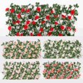thumbnail image 4 of Feimier Artificial Fence Courtyard Wall Fence Terrace Decoration Wooden Telescopic Fence, 4 of 10
