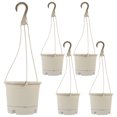 thumbnail image 1 of 5 Pcs Jardinière Suspendue Extérieur Intérieur Pot de Plante Suspendu Panier Pot de Fleurs Suspendu pour Balcon, 1 of 9