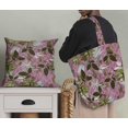 thumbnail image 5 of Soimoi Pink Cotton Voile Fabric Artistic Leaves Print Fabric by the Yard 56 Inch Wide, 5 of 5