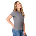 thumbnail image 4 of Hanes Womens Sport Cool DRI Performance Polo, M, Graphite, 4 of 7