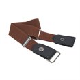 thumbnail image 3 of serony Ceinture Sans Boucle Invisible Alliage à la Mode Durable Pratique Élastique Unisexe Homme Multicolore Bricolage Accessoire Jeans Bande Rouge, 3 of 9