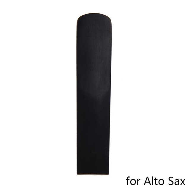 Luckyn Resin Reeds Black, Resin Plastic Sax Reeds Strength 2.5 for Alto Tenor Soprano Saxophone Clarinet