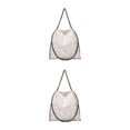 thumbnail image 1 of kurtrusly Functional And Beautiful Bags To Organize Life Classic And Timeless Shoulder Bag white 2Set, 1 of 6