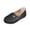 Black, variant on Commforr Loafers for Women Comfort Orthopedic Loafers Shoes For Women Orthopedic Leather Loafers Dress Shoes For Women Lightweight Flats Casual Comfort - Walking Shoes With Flower Black 5.5