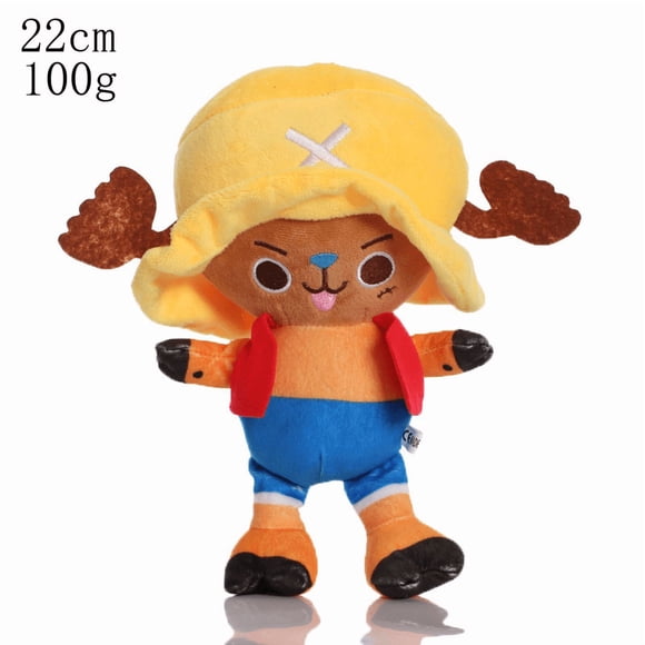 One Piece Tony Tony Chopper Cosplay Monkey D Luffy Peluche, Figurine en Peluche Douce de 8,7 Pouces