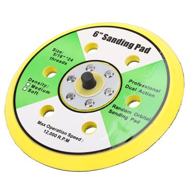 Disque de Ponçage, Disque de Ponçage Rond Universel Disque de Polissage ABS 6 Trous pour Bords et Surfaces