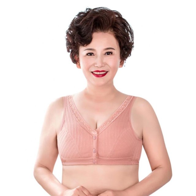 Front Button Bra Convenient Front Button Bra Front Closure Sports Bras Women Cotton Ultra Soft Cup Everyday Sleep Bras Front Closure Cotton Sports Bras for Women
