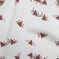 thumbnail image 1 of oneOone Georgette Viscose Brown Fabric Geometrical Sewing Craft Projects Fabric Prints By Yard 42 Inch Wide, 1 of 4