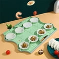thumbnail image 1 of Fufafayo Dumpling 8 Grid Dumpling Maker, DIY Dumpling Press Kitchen Tool, Plastic Dumpling for Wonton Gyoza, Easy Dumpling Maker for Home Cooking and Family Fun, 1 of 4