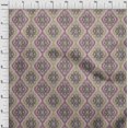 thumbnail image 3 of oneOone Georgette Viscose Fabric Argyle Ikat Fabric Prints By Yard 42 Inch Wide, 3 of 4