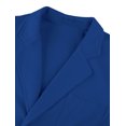 thumbnail image 4 of Unique Bargains Men's Notched Lapel Long Sleeve Knit Blazer with Pockets, 4 of 7