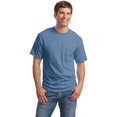 thumbnail image 4 of Hanes Beefy-T T-Shirt à Poche pour Hommes, P, Bleu Denim, 4 of 6