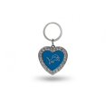 thumbnail image 1 of Porte-clés Cœur Bling en Strass des Detroit Lions, 1 of 1