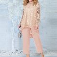 thumbnail image 2 of Womens Plus Size Pants Womens Plus Size Evening Dress Lace Embroidery Temperament Fit Pantstwo Piece Set Plus Size Dress Pants Plus Size Womens Pants Womens Plus Size Dress Pants, 2 of 7