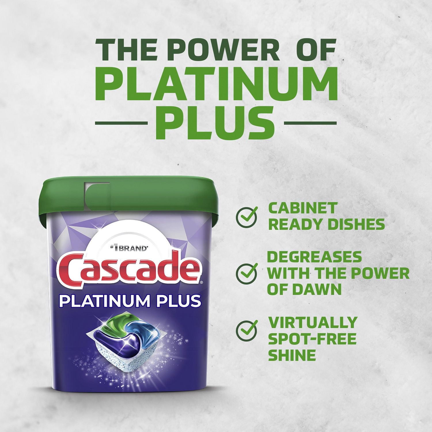 Cascade Action Pacs Platinum Plus – Parfum frais – 4/21 u, CA