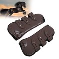 thumbnail image 1 of Horse Leg Protector, Horse Front Legs Guard Adjustable Breathable Light  for Riding for Jumping Pair of Brown Front Legs M, 1 of 7
