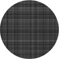 thumbnail image 1 of Ahgly Company Machine Washable Indoor Round Transitional Carbon Gray Area Rugs, 3' Round, 1 of 7