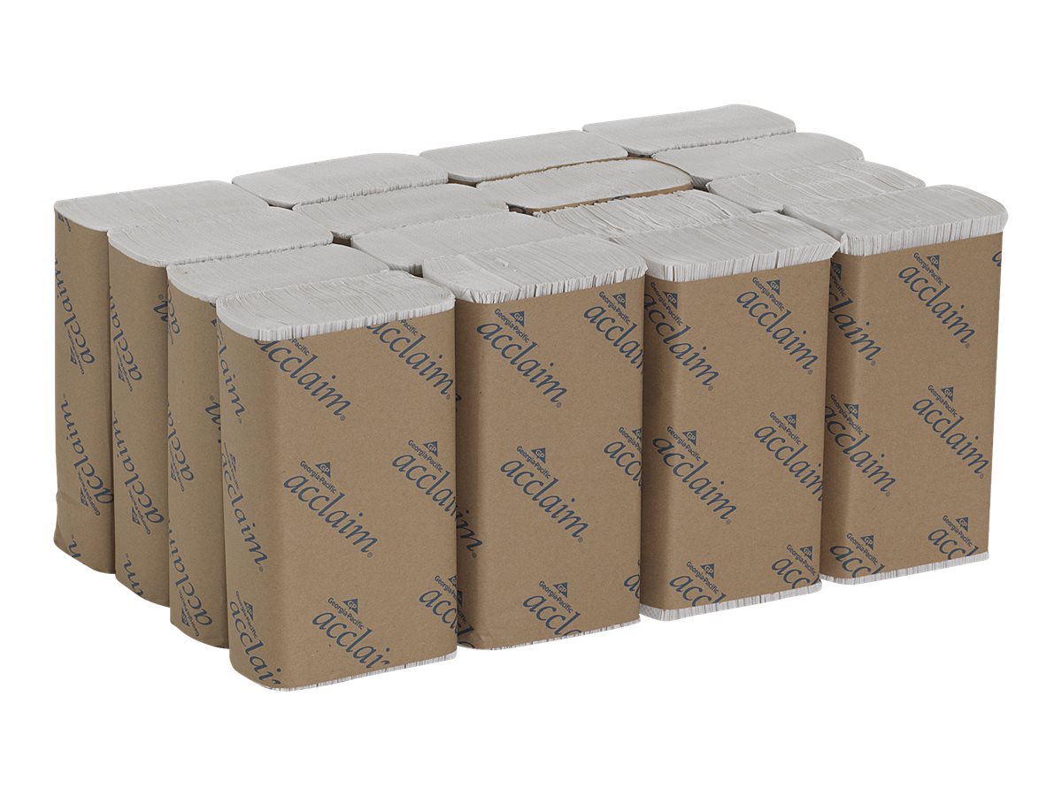 Acclaim - Essuie-Tout - 250 Feuilles - multifold - Blanc (Lot de 16)