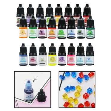 24 Color Epoxy Resin Colorant Resin Pigment Craft Tool
