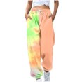 thumbnail image 2 of TIMIFIS Women's Jogger Sweatpants Fall Winter Baggy Gradient Printed Elastic Waist Drawstring Workout Pants Athletic Running Lounges Trousers with Pockets, 2 of 5