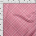 thumbnail image 2 of oneOone Viscose Jersey Fabric Check & Geometric Decor Fabric Printed BTY 60 Inch Wide, 2 of 5