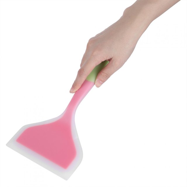 Cooking Shovel, Silicone Spatula, Silicone Non- 10.2X4.7In For Kitchen Steak Cake For Pizza Green