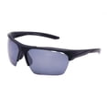 thumbnail image 1 of Athletic Works Black Polarized Wrap Sunglasses, 1 of 2