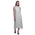 thumbnail image 1 of Bimba Feuilles Été Vacances Fête Col Licou Tenue de Plage Femme Dos Nu Robe-X-Grand, 1 of 6