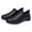 Noir, variante sur AUDeals Chaussures Habillées de Marche pour Hommes, Mocassins en Cuir à Enfiler avec Soutien de la Voûte Plantaire et Confort Léger pour Tenue de Bureau