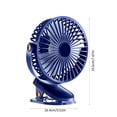 thumbnail image 3 of Rbaofujie Car Fans Usb Electric Fan Portable Electric Fan Bedroom Office Desktop Student Dormitory Fan Mini Clip-On Desktop Plug-In Electric Fan Fans for Camping, 3 of 6