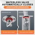 thumbnail image 3 of Vrorvz Universal Stainless Steel Floor Drain Deodorizer for Bathroom and Toilet Odor Control Water Blocking Insect Rodent Prevention Easy Installation with Detachable Filter Basket, 3 of 8