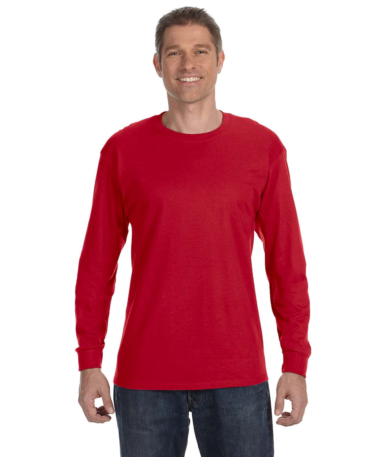 Gildan T-Shirt à Manches Longues pour Adulte en Coton Épais