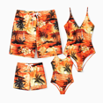 thumbnail image 1 of PatPat Tropical Hawaiian Swimsuits for Family Matching Swimwear, 1 of 4