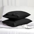 thumbnail image 3 of Unique Bargains 100% Long-Staple Combed Cotton Embroidered Pillow Cases Pillowcase, 3 of 8