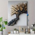 thumbnail image 4 of Black Gold Tree Textured Canvas Art, for Living Room, Office, Hotel, Entryway Decor, 4 of 8