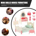 thumbnail image 4 of 1 Ensemble de Meubles de Simulation de Maison de Poupée Modèle Mini Accessoire de Chambre à Coucher Maison de Poupée, 4 of 9