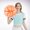 A, variant on 2PCS Cheerleaders Handheld Color Flower Sports Activities Performance Cheering Supplies Round High Density Color Strip Lightweight Double Finger Ring Buckle Design Off Event & Party Event Dress for