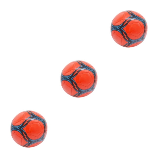 maskred PVC Durable Soccer Ball Official Size - Wide Range Of Applications Training Wear Resistant Portable Newest Soccer thicked red type 5 3Set