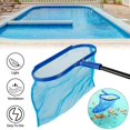 thumbnail image 1 of AMERTEER Upgraded Pool Skimmer Net Heavy Duty Leaf Rake & Pond Swimming Pool Cleaner Supplies Professional Heavy Duty Pool Leaf Rake Fine Mesh Frame Net, 1 of 10