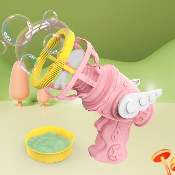 Machine à bulles licorne pour enfants avec lumière LED