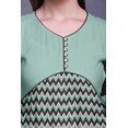 thumbnail image 5 of Bimba Kurti Longue Imprimée pour Femmes Robe Anarkali Indienne Haut Tunique Décontracté, 5 of 5