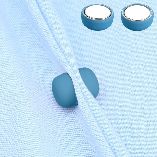 SPOORYYO Magnetic Buckle for Scarves and Shawls - Strong Magnets Needle-Free Accessory, Easy to Use, Will Not Damage Fabric