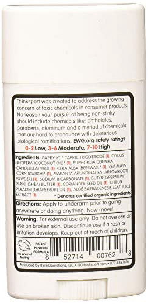 Déodorant naturel thinksport à l'aloès et aux fleurs de thé