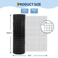 thumbnail image 2 of AKDSteel Hardware Cloth, 19-Gauge 1/2" Double Hot-Dip Galvanized After Weld, Rust-Proof Heavy-Duty Wire Mesh for Chicken Coops**, 2 of 7