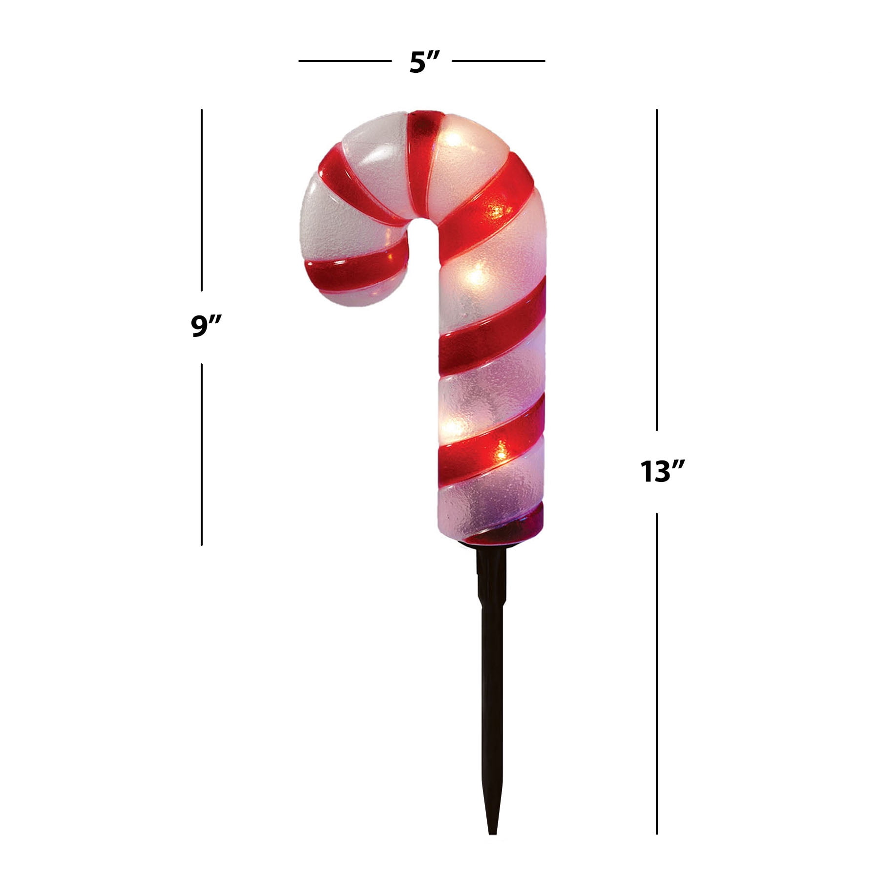 HOLIDAY TIME PL 4PC CANDYCANE PTHWAY