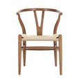 thumbnail image 1 of walnut/natural Dining Chair, Wood-cord chair with solid wood, 1 of 4