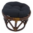 thumbnail image 3 of International Caravan Pouf Repose-Pieds Papasan en Rotin Bali - Noir, 3 of 3